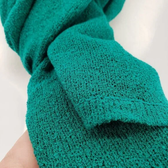 LINEA by Louis Dell'Olio Boucle Knit Sweater Scarf Cerulean Teal Green - Picture 3 of 6